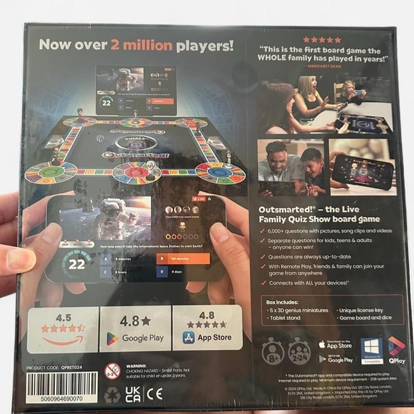 NEW Outsmarted! The Live Quiz Show Game — Sealed - Picture 2 of 4